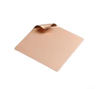 Aluminum Display Plate Featuring Clean Lines and Contemporary Design Suitable for Desserts Snacks and Centerpiece Arrangements (rose gold)