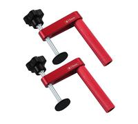 Aluminum Dog Clamps Quick Acting Hold Down 19mm/20mm Holes Hold Down Clamps for Woodworking Table Workbench Accessories Aluminum Clamp