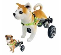 Aluminum Dog Wheelchair for Did Pets Adjustable Cart with Rear Leg Support & Hip Brace Includes 4 P Protect Cushs for Enhanced li