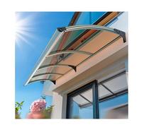 Aluminum Door Canopy with Large Sink UV & Snow Protection Outdoor Awning for Front Door Porch Terrace (140x200cm/55.1x78.7in) - Weather-Resistant & Stylish