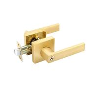 Aluminum Door Lever - Interior Privacy Handle, Heavy Duty Lock Knob | Durable Security Entry Hardware, Modern Lever Lock Mechanism for Home Office Bedroom Bathroom Safety Access Points