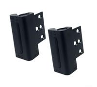 Aluminum Door Security Lock 2-Pack 800lb Exit Safety Aluminum | Strong Aluminum Body, Grooved Security Profile, Fast Interior Release, Simple Setup, for hotel And Home Doors