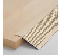 Aluminum Door Threshold Strips | 90 * 10cm Floor Transition Strip | Drop Gap Covering Joining Trim | for Bridging Gaps Between Flooring or Wood and Tiles(Gold)