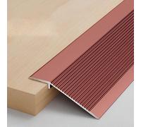 Aluminum Door Threshold Strips | 90 * 10cm Floor Transition Strip | Drop Gap Covering Joining Trim | for Bridging Gaps Between Flooring or Wood and Tiles(Red)