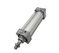 Aluminum Double Acting Pneumatic Cylinder MDBB32-50/75/100mm, Standard Type Cylinder for Efficient Linear Motion(125mm)
