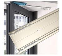 Aluminum Double Track ain Rod 250cm Ceiling Mount Drapery Rail for Office & Home Versatile Room Divider Champagne Color Heavy Du Easy Installat