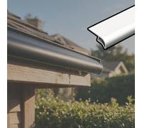 Aluminum Drip Edge Cap 1 4 10 12 PCS, Sill Overflow Stop Window Weather Bar for Eaves/House/Drip Edge, Window Rain Guard(10 PCS,L 80 cm W 40 mm)
