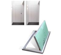 Aluminum Drywall Access Panel Flush Mount Paintable Wall Ceiling Inspection Door for Plumbing Electricity HVAC, Recessed Attic Service Hidden Hatch(Round Handle,40x60cm/16x24in)