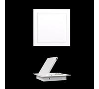 Aluminum Drywall Access Panel for Drywall Reinforced Electrical Panel Cover Crawl Space Vent Covers Flush Mount Breaker Boxcover for Plumbing Wiring Easy Install(18x18in(450x450mm))