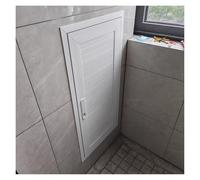 Aluminum Drywall Access Panel Insulated, Plumbing Wall Hole Cover Access Door Built-in Service Shaft Doors with Lock & Key, False Large Small Louvered Fnish Inspection Hatch(White,24x29in/61x74cm)