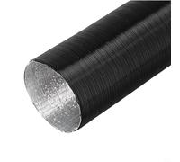 Aluminum Ducting Hose for Air Parking Heaters - 75mm Telescopic Air Outlet Pipe, Flame-Retardant & -Resistant, Compatible with (80CM)