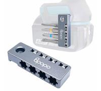 Aluminum Easy Access 1/4-Inch Hex Bits Magnetic Holders Fit for Makita 18V LXT Cordless Impacts Drivers Head,Drill Bit Tool Holster Organizer, Storage Hex Screw Bit on Power Drill,Left Side