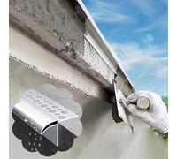 Aluminum Eaves Drip Line Rain Diverter for Wall and Roof Protection,Length,30ft/9m