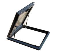 Aluminum ed Skylight Window, Manual Ventilated Multi-Angle Roof Window, Tempered Glass Vent Cover for Terrace, Ideal for Attic Spaces and Home Improvements