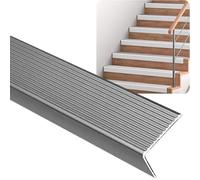 Aluminum Edging Protector 48" NonSlip Nosing Trim 2pcs Gray Corner Guards for Safe Edges & Easy to Install 36'' & 48" Options Available