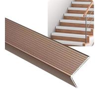 Aluminum Edging Protector NonSlip Nosing Trim Strips 36'' 48'' Corner Guards for Safety 14 Pcs (Brass) Ideal for Home & Commercial Use