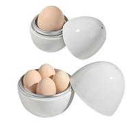 Aluminum Egg Boiler - Microwave Egg Cooker, Egg Maker | Portable Microwave Egg Boiling Device, Hard Soft Boiled Egg Maker, Lightweight Quick Egg Boiler, Kitchen Utensil for Fast Egg Cooking,