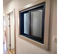 Aluminum Egress Window with Tempered Glass and Screen for Basement or Playhouse