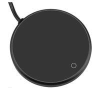 Aluminum Electric Mug Warmer, Coffee Warmer, Beverage Warmer for Office or Home, Tea and Water Warmer (Black)