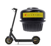 Aluminum Electric Scooter Bell for MAX Series, Black Ring Design with Crisp Loud Sound and Long Ringing Tail, 5x6x6 cm / 45 g