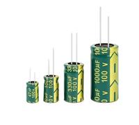 Aluminum Electrolytic Capacitor 100V 47UF 100UF 220UF 470UF 1000UF High Frequency Low Capacitors DIY 2000Hours Long Life(100V220UF 2PCS)