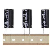 Aluminum Electrolytic Capacitor 25V 6800UF 10PCS