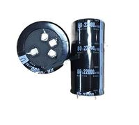 Aluminum Electrolytic Capacitor 4 Feet 22000UF 80V 40 * 70mm 45MM*75MM Capacitor Electronics Original Import Capacitor AMNzOgOdL (Size : 1PCS)