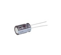 ALUMINUM ELECTROLYTIC CAPACITOR, 47UF, 100V, 20%, RADIAL/Aluminium Electrolytic Capacitors - Leaded / UPW2A470MPD1TD / (PK OF 1)