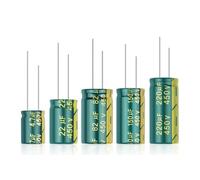 Aluminum Electrolytic Capacitor High Frequency Low 450V 4.7UF 6.8UF 22UF 33UF 47UF 68UF 100UF 120UF 150UF ICXLPMC(450V22UF-50PCS)