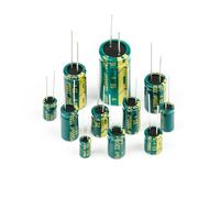 Aluminum Electrolytic Capacitor High Frequency Low 6.3V 10V 16V 25V 35V 50V 63V 100V 400V 450V 100UF 220UF 330UF 470UF BIANMTSW(63V2200UF 5PCS)