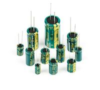 Aluminum Electrolytic Capacitor High Frequency Low ESR 6.3V 10V 16V 25V 35V 50V 63V 100V 400V 450V 100UF 220UF 330UF 470UF Energy storage elements (Size : 6.3V1000UF 10PCS)