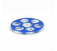 Aluminum Empty Takeup Reel for Nagra SN and SNST Series with Optimized Hole Pattern for Structural Integrity (blue)