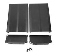 Aluminum Enclosure Box Protective Cooling Case for DIY Electronic Projects 40x97x150mm Black 6063T5 Alloy with Sandblasted Surface