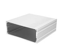 Aluminum Enclosure Box, Split Type Diy Electronic Project Box Aluminum Alloy Amplifier Printed Circuit Board Instrument Shield Cooling Case, for Pcb Board Diy, 54 * 145 * 150mm (Silver)