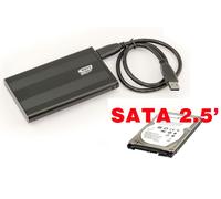 Aluminum Enclosure For 2.5" SATA Hard Drive USB3 SUPERSPEED