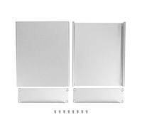 Aluminum Enclosure Split Circuit Board Case, Aluminum Alloy Enclosure with Heat Dissipation and Signal Shielding, Professional Die - Cast Design for Electronic Products, Junction B (sand silver plate)