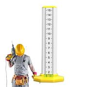 Aluminum Equal Height Ruler - Graduated Scale for Masons | Level Positioning Ruler | Horizontal Height Ruler, Hand Tool For Father/, Water Bubble Design