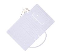 Aluminum Evaporator Plate Replacement for Refrigerator Freezer 35x23cm | White Finish, Standard Sizing, Commercial Repair Use, Suitable for Professionals and DIY Users
