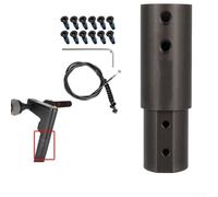 Aluminum Extension Tube For Segway For Ninebot Max G30d G30lp G30e Electric Scooter Stem Riser To Increase Height By 2.2 Inches Black
