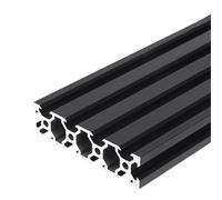Aluminum Extrusion，Aluminum Profile 2080 Black Anodized V Type Slot Extrusion Frame for CNC Engraving Machine Woodworking DIY Furniture Rack Extruded Rail(500mm)(200mm)