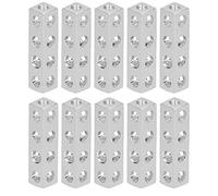 Aluminum Extrusion L Shaped Beam, Square Beam with Through Holes, Lightweight High Strength Resistant Aluminum Alloy Profile for Robot Building and DIY Projects (3106-0004-0032)