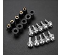 Aluminum Fastener Motorcycle Windshield Bolts Kit For Ducati 748 R/S 749 750 851 Monster 600 620 10PCS Monster Fairing Windscreen Fastener Screw Motobike Fairing Screen Screw Bolt(Silver)