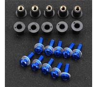 Aluminum Fastener Motorcycle Windshield Bolts Kit For For Africa Twin CRF1100L CRF1000L CRF 1100 1000 L Fairing Fastener Screw Nuts Motobike Fairing Screen Screw Bolt(Blue)