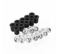 Aluminum Fastener Motorcycle Windshield Bolts Kit For HO&NDA For Rebel CMX 250 300 500 For REBEL 1100 Fairing Bolt Set Screws And Nuts Fasteners Motobike Fairing Screen Screw Bolt(Silver)