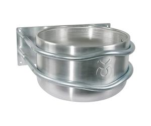 Aluminum feeder with corner mounting Kerbl