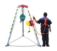 Aluminum Fire Rescue Tripod - Emergency Lifting Equipment for Fire Operations & Reliable Safety Gear for Rescue Situations