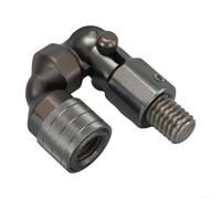 Aluminum Fishing Net Adapter 12mm Folding Joint Lock(Grey)