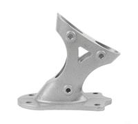 Aluminum Flag Pole Mount Bracket Fits 1 Inch Poles with Secure Fixing Screws for Installation on Walls, Yards, Roofs, and Vehicles
