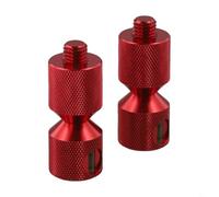 Aluminum Flange Two Hole Pin -/8" Gradient Positioning Pin for ASME 150LB Pipe Alignment, Hardened 6061 Aluminum with Black Oxide Anodized Finish, Built-in(red2pcs)