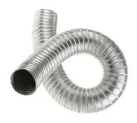 Aluminum Flexi Pipe - 70mm - Alloy Air Ducting Tube - 2.75" - Car Engine Flexible Hose (60cm)